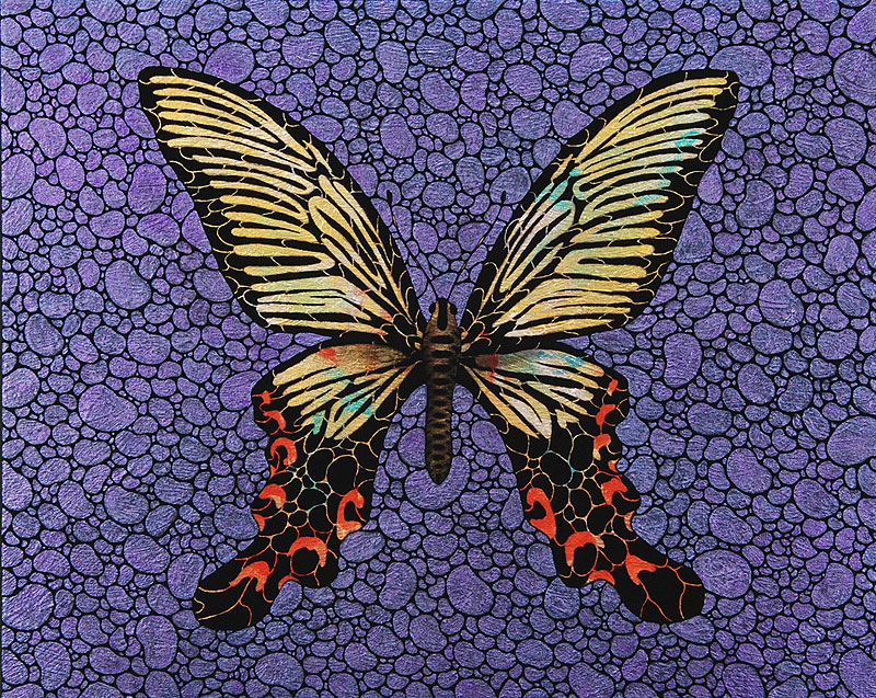 万里沙「Glowing Butterfly(紫)」